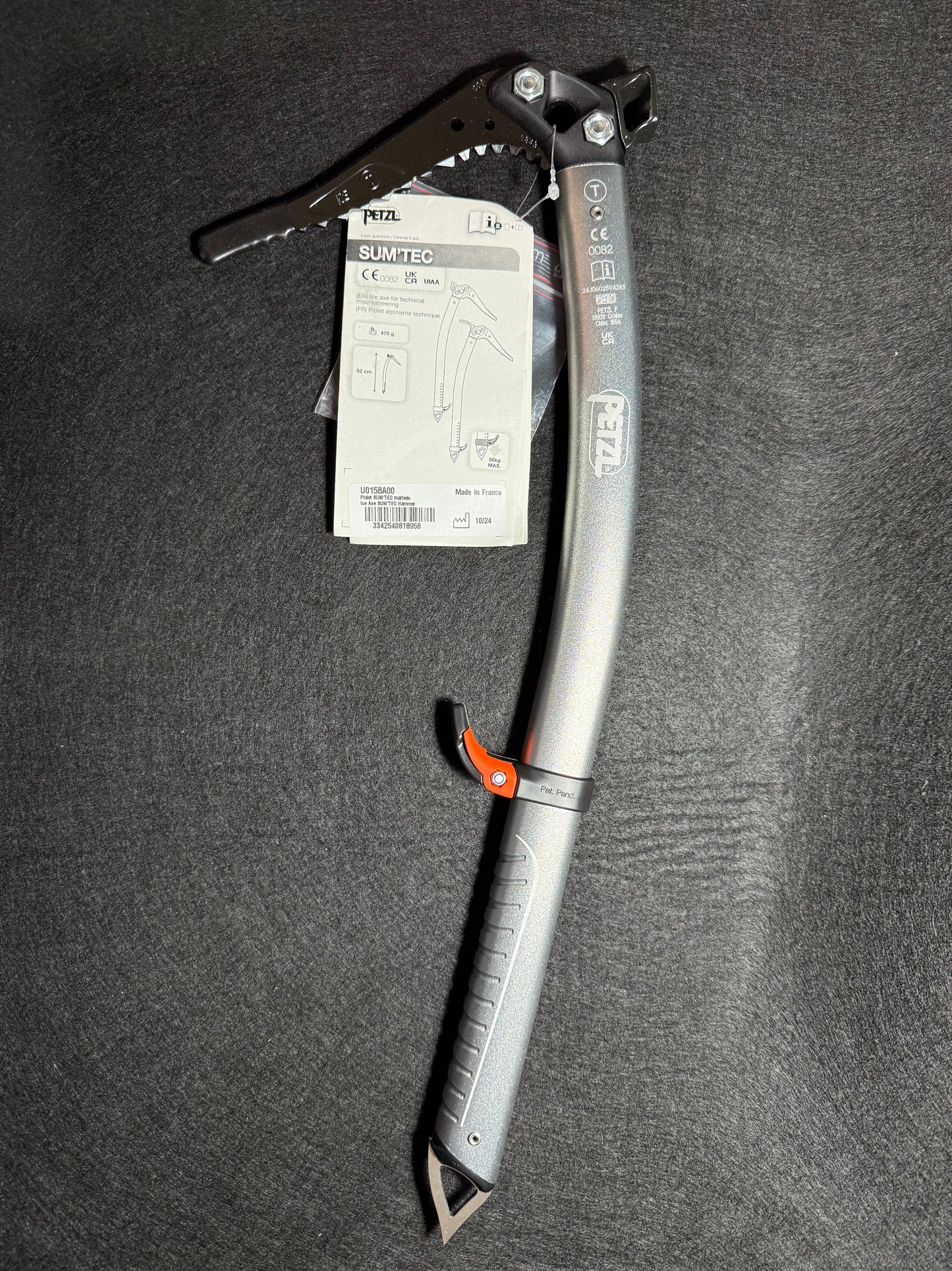 【現貨直發】Petzl SUM’TEC 攀索技術型登山冰斧(可模組化)